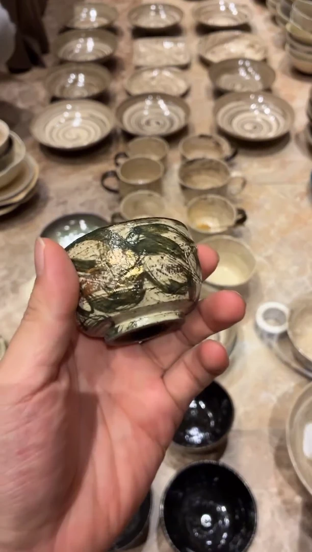 瓷片Y*y368辛弃疾点金小杯1个