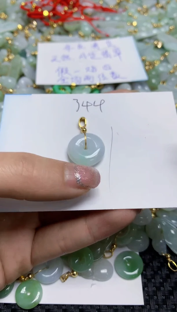 【闪购商品】翡翠颈饰合金  天然A货翡翠