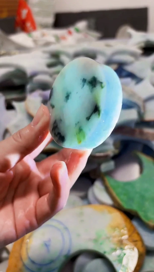 【闪购商品】翡翠颈饰未镶嵌A货白谭1754