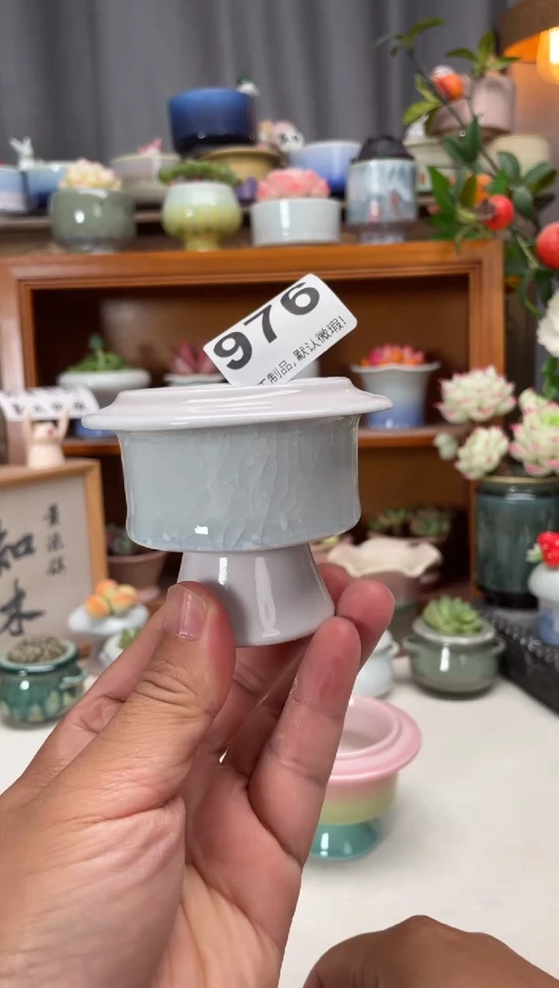 瓷片976知木小芳花盆