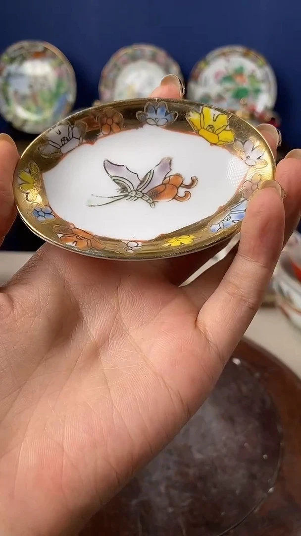 瓷片微瑕景德镇窑厂瓷摆件单件