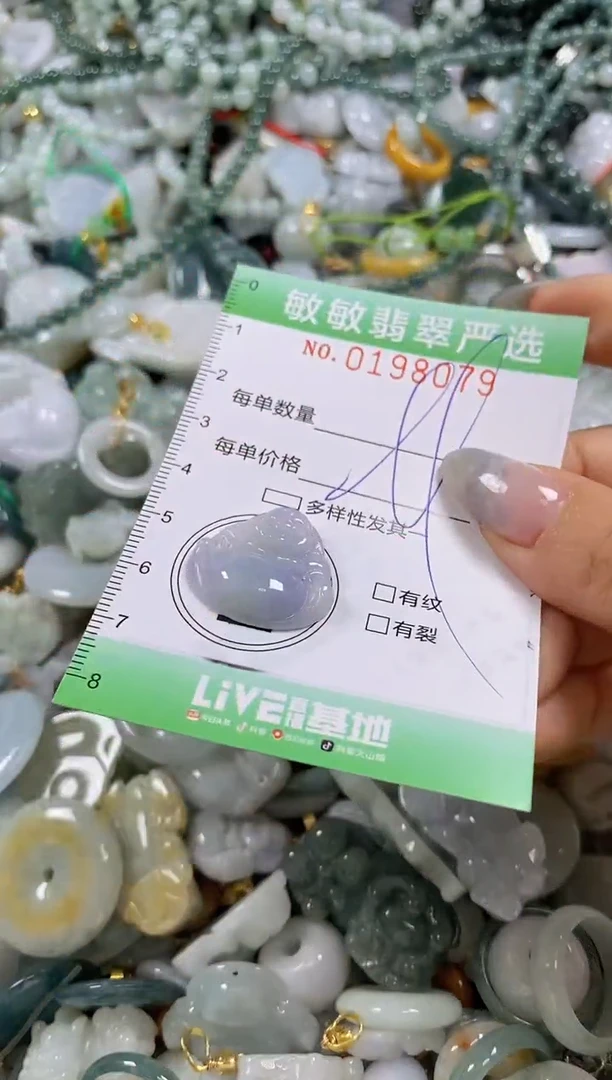 翡翠未镶嵌颈饰闪购0198079