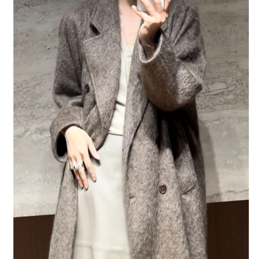 TANTAN 休闲百搭宽松秋冬韩版大衣3977