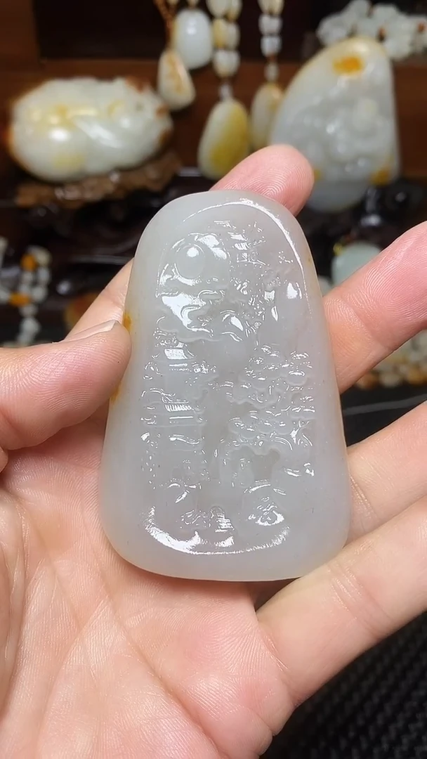 未镶嵌和田玉挂件盛**年13