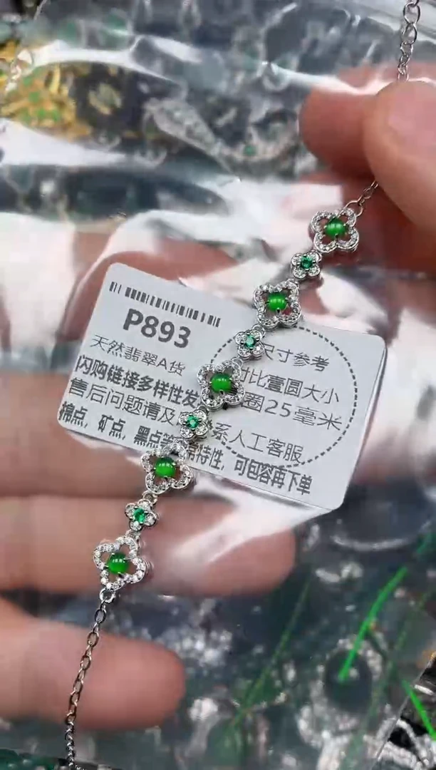 颈饰未镶嵌翡翠P893手链