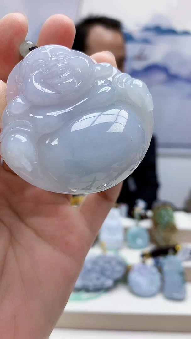 未镶嵌定制翡翠4957lr-毛货挂件45