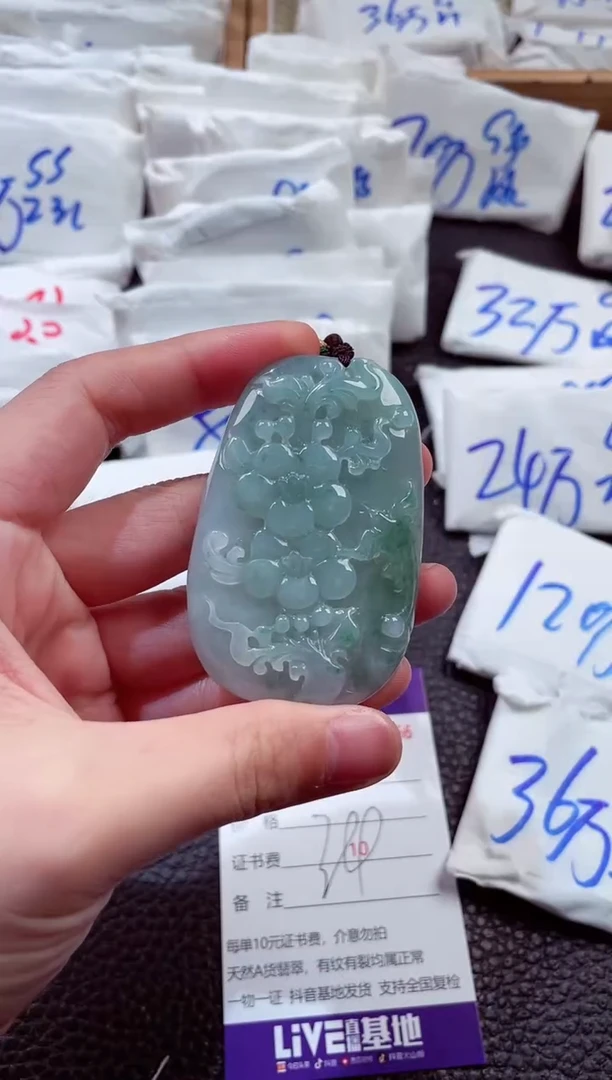 翡翠未镶嵌颈饰00005100