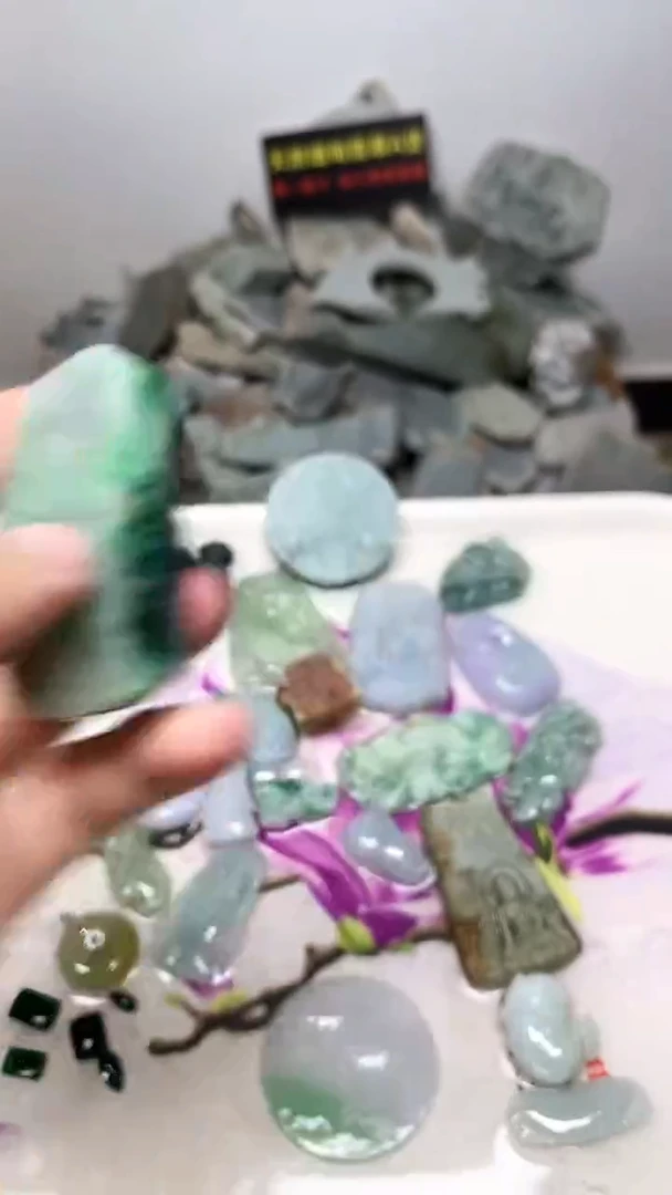 裸石翡翠天然缅甸翡翠A货30