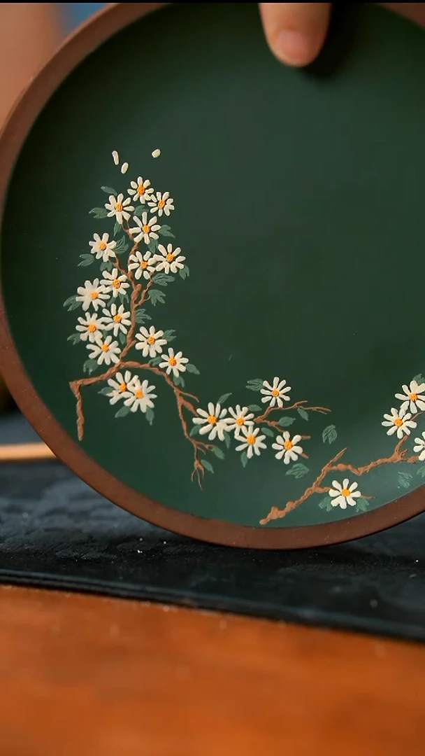 茶壶紫砂小雏菊干泡