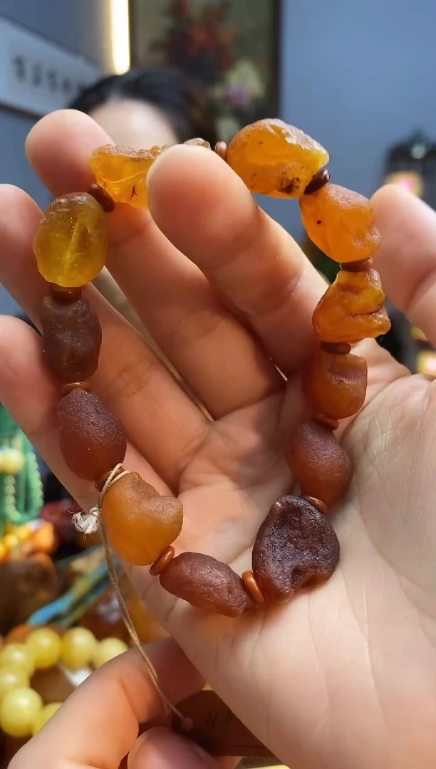 手串琥珀未镶嵌手串