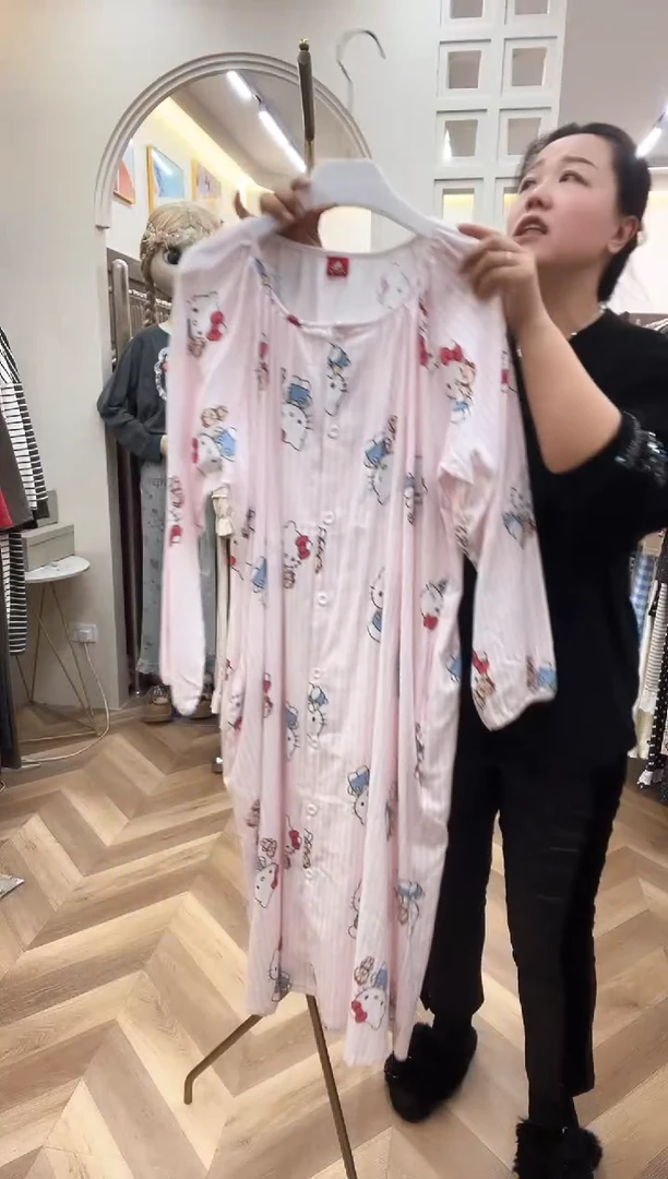 棉长袖睡裙150斤以下