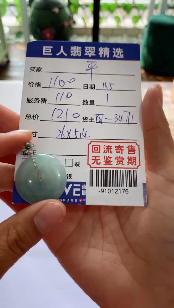 【闪购商品】翡翠颈饰18K金镶嵌多人-91012176