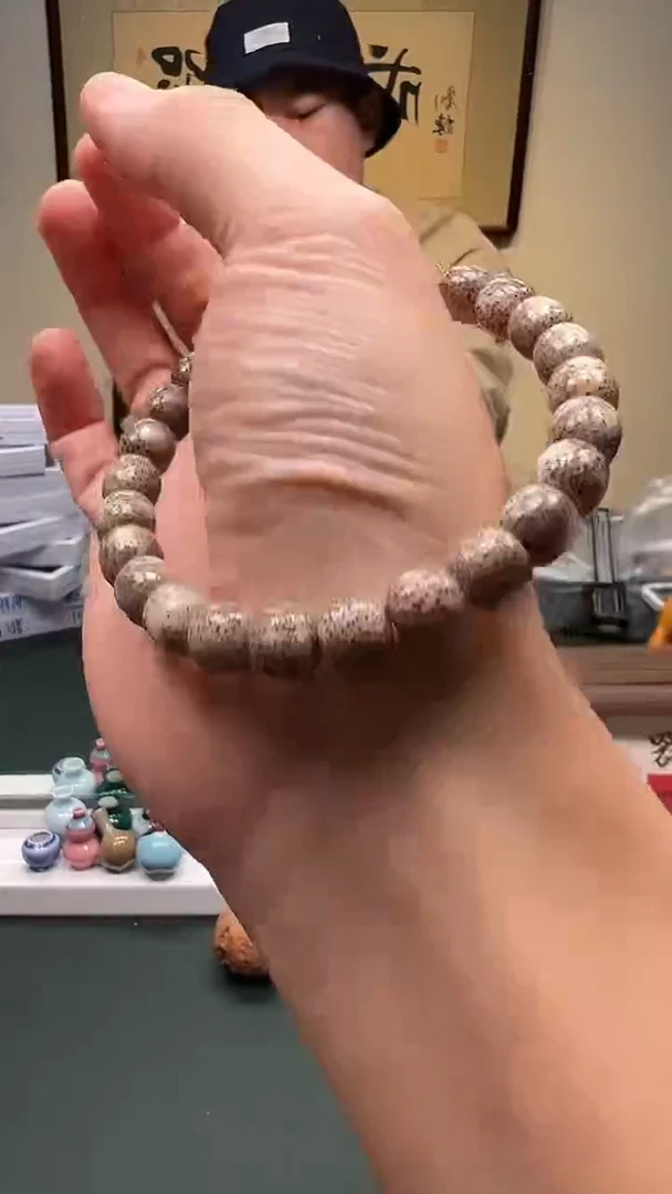 手串星月菩提9mm灰冰星月单圈 1号