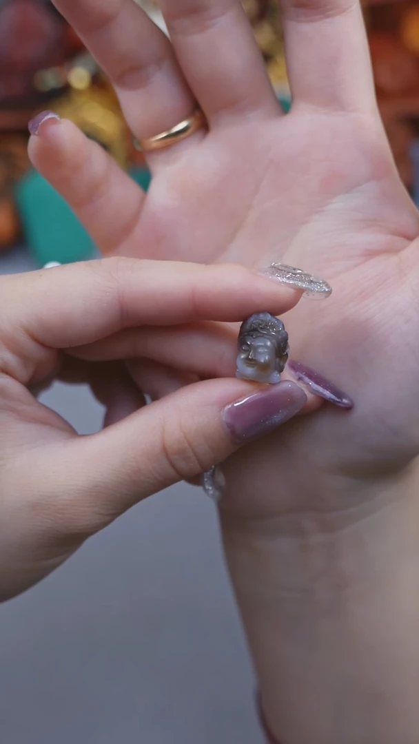 和田玉未镶嵌挂件蓝*?25073101-5