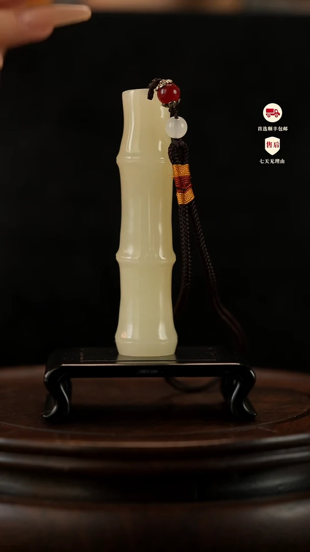 云南石竹叶青雕刻：节节高升