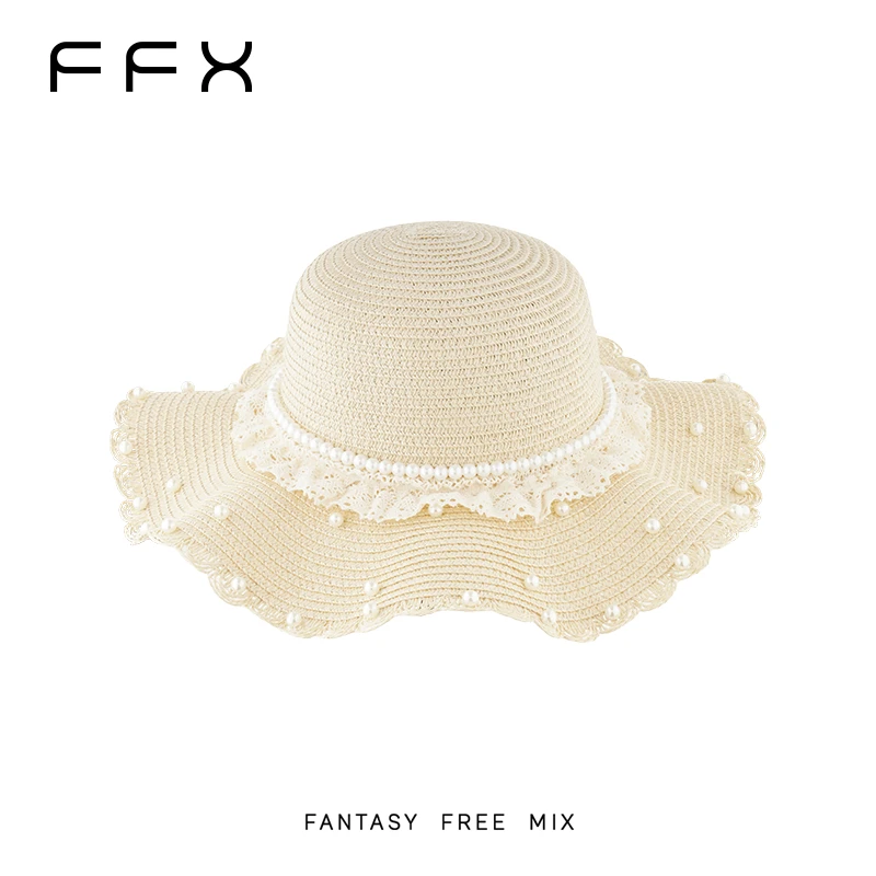 FANTASY FREE MIX【罗马假日】可爱松弛感优雅波浪草帽