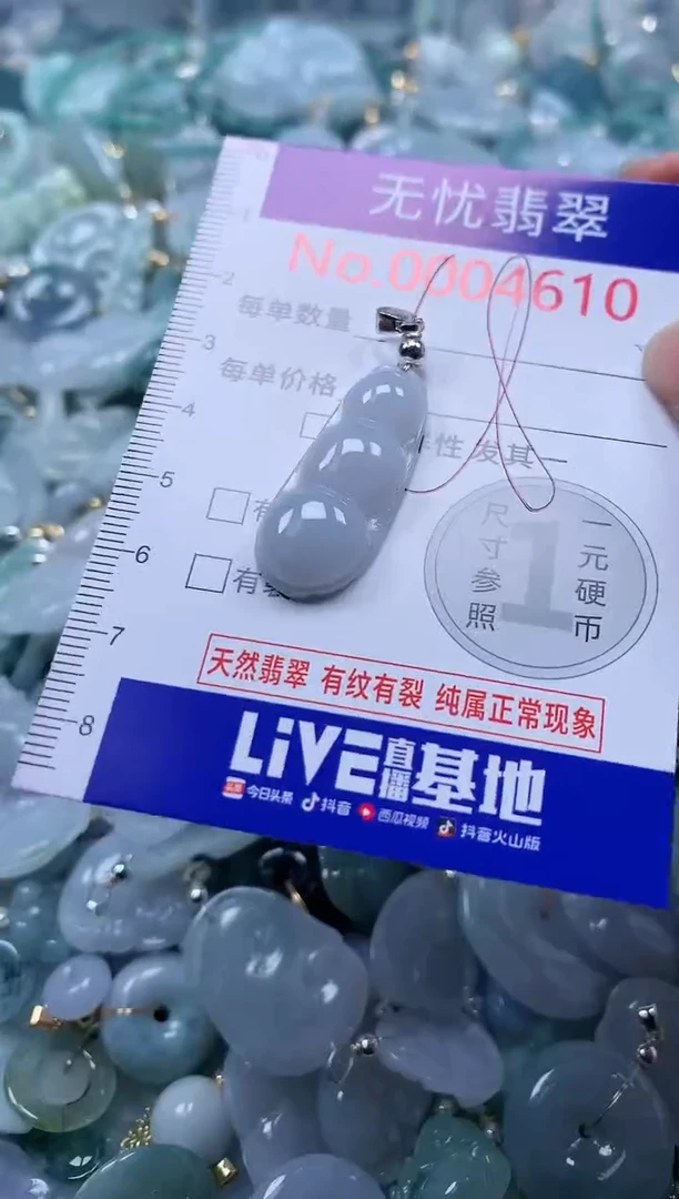 翡翠未镶嵌吊坠(不含链)4610