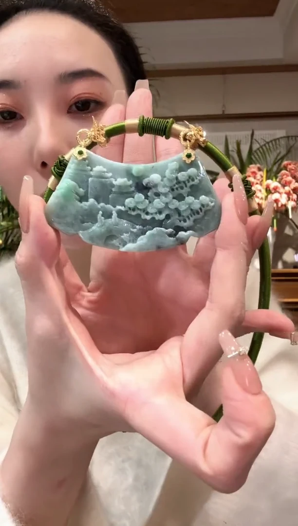 【闪购商品】翡翠颈饰未镶嵌国风