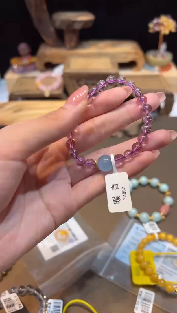 水晶手链未镶嵌手饰@@F4852