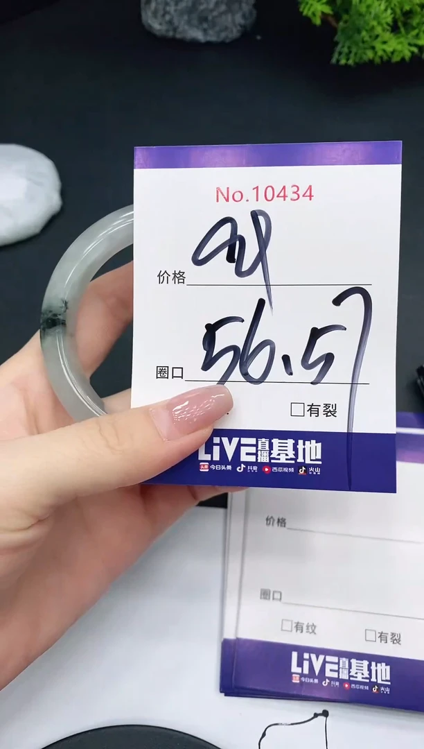 未镶嵌手镯翡翠10434