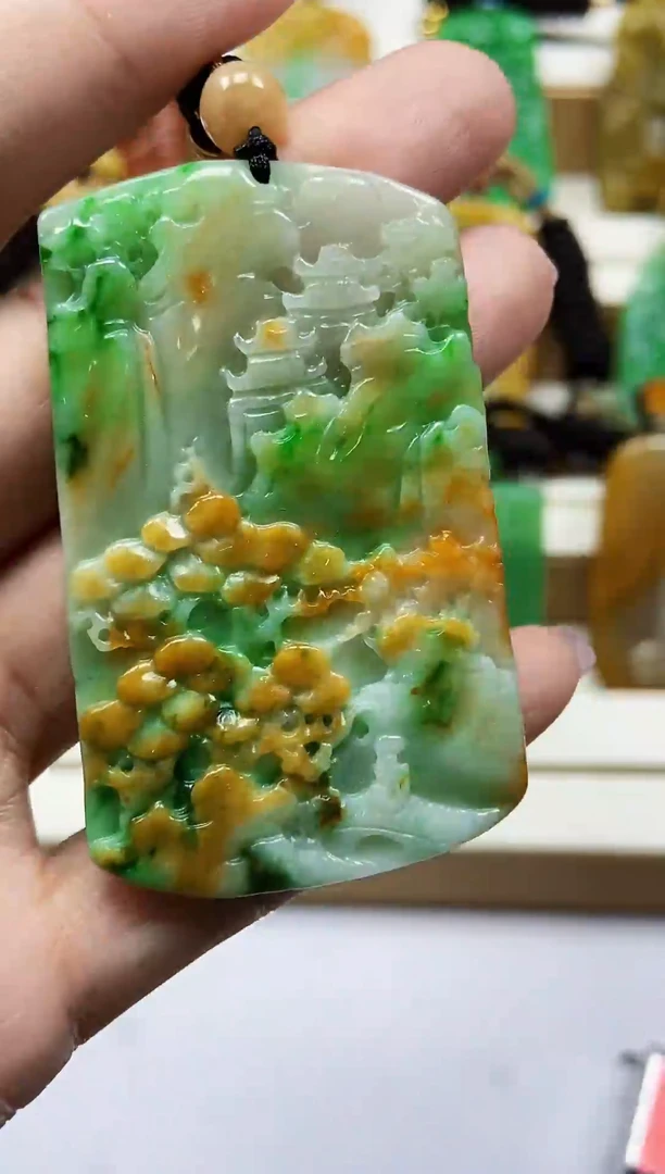 未镶嵌挂件翡翠翡翠A货