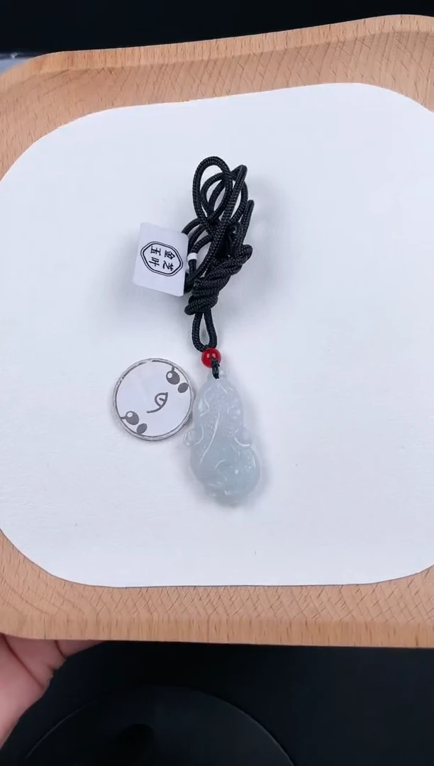 翡翠未镶嵌颈饰孤品-7