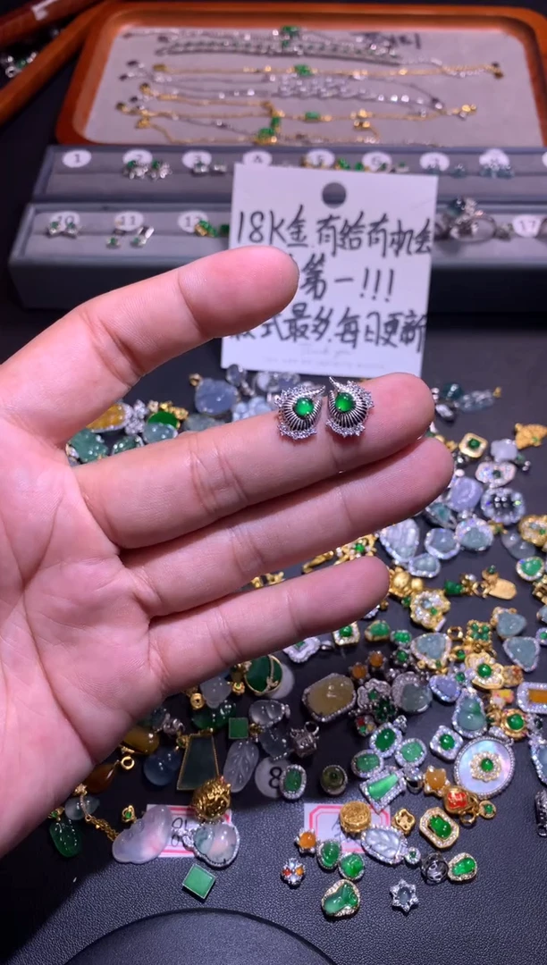 【闪购商品】翡翠吊坠(不含链)银S925镶嵌1