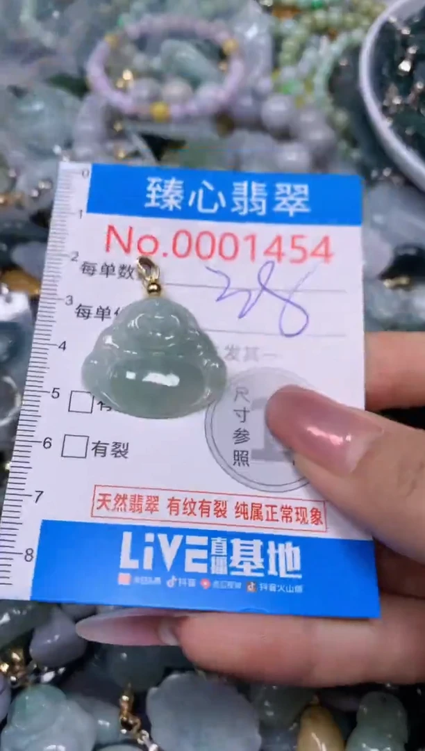 【闪购商品】翡翠颈饰未镶嵌含绳0001454