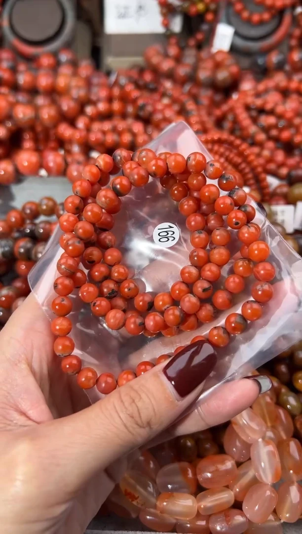 未镶嵌手串南红玛瑙7+