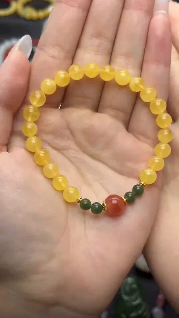 手串蜜蜡未镶嵌圆珠手串