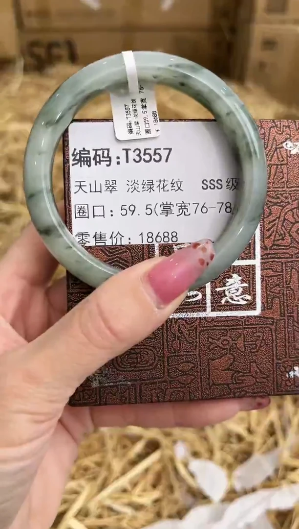 未镶嵌手镯石英质玉T3557