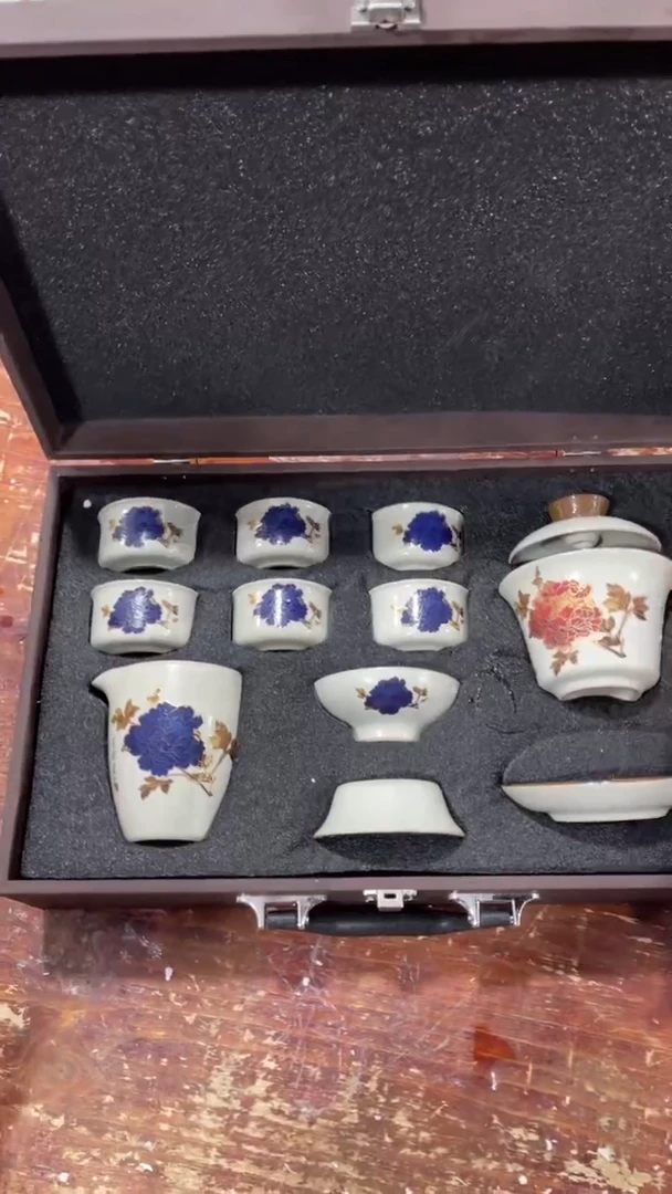 【闪购商品】瓷片黑马茶具严选链接@@LS