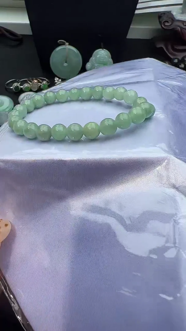 未镶嵌手串翡翠玉珠手串