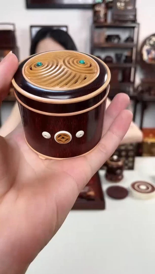 紫檀木类成套家具香炉
