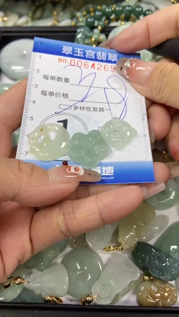 【闪购商品】翡翠颈饰未镶嵌闪购商品0064269多样性发其一