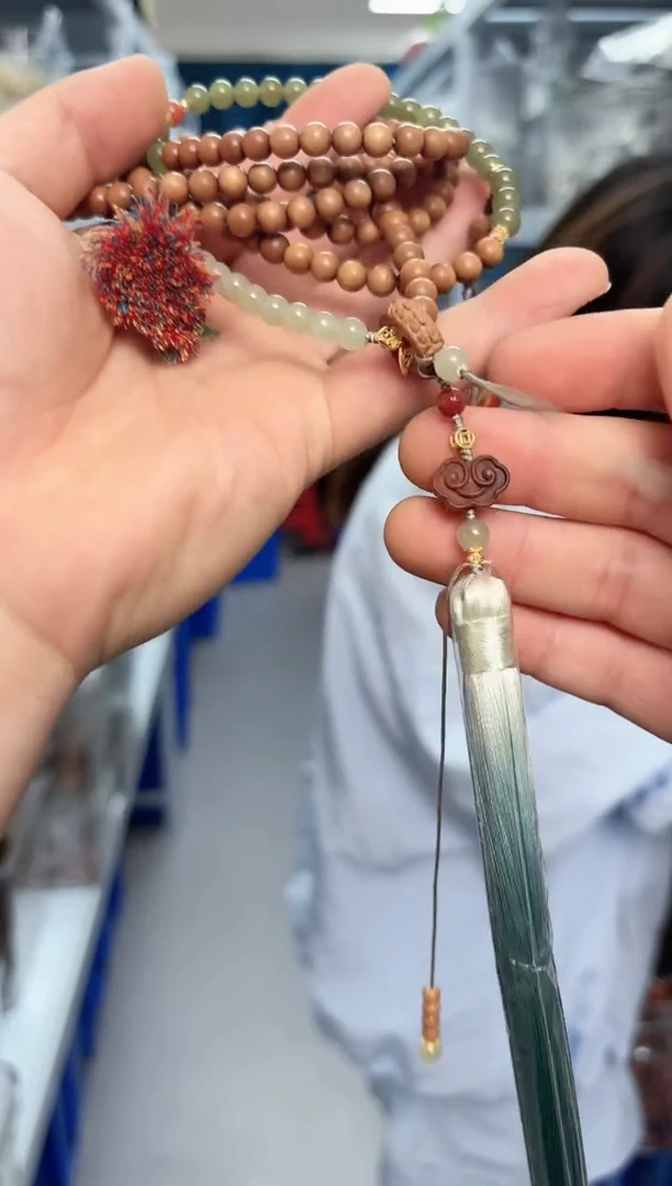 檀香木老山檀斜跨链一条