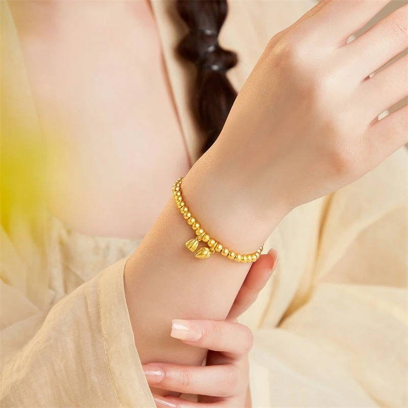 【专柜品质】两世欢莲蓬手链传承时尚款JJ