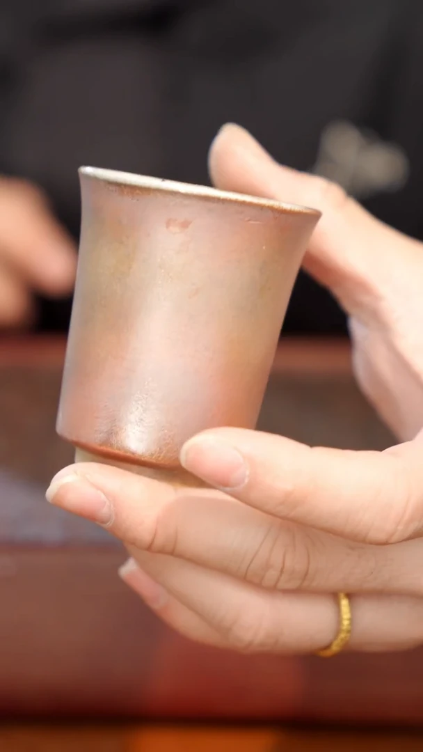 陶瓷奢瓷/瑞寅柴烧茶器（杯子）179微瑕