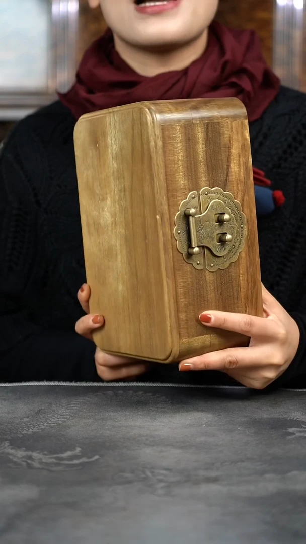 【闪购商品】金丝楠木艺拆房老料精工收纳盒411