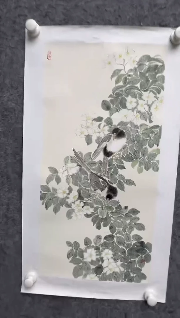 国画邹训精-2平尺-国画作品2