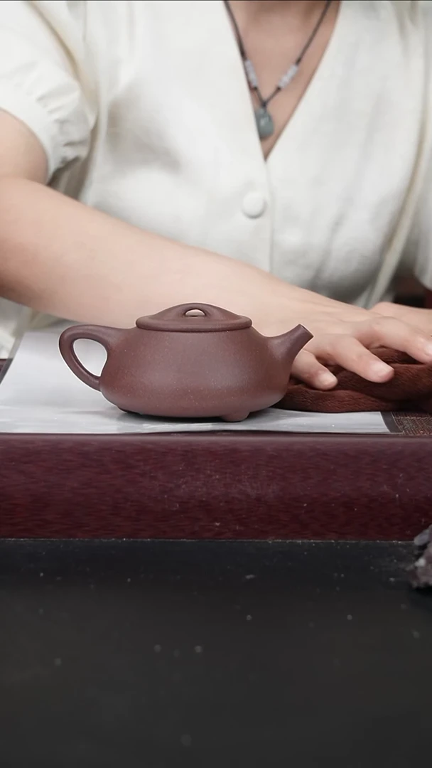 茶壶紫砂ld底槽青小景舟 200cc