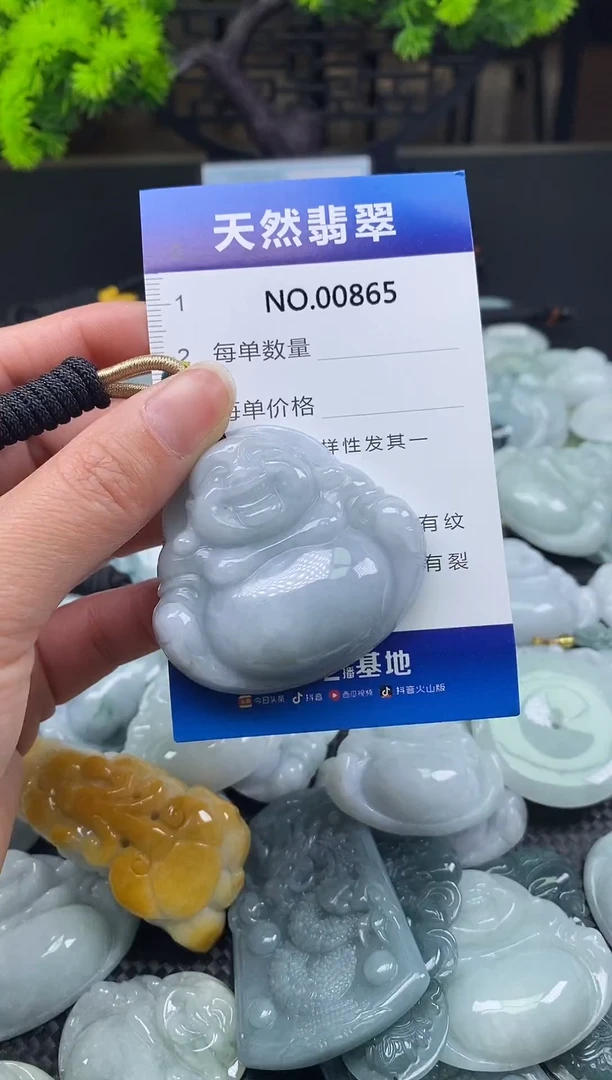 颈饰未镶嵌翡翠天然缅甸翡翠865