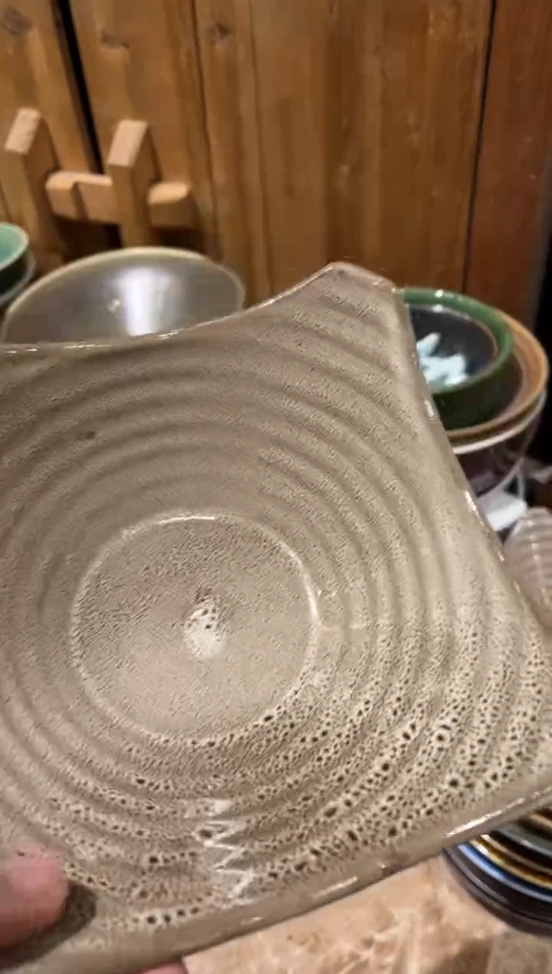 【闪购商品】瓷片122紫砂窑变四角翘1个