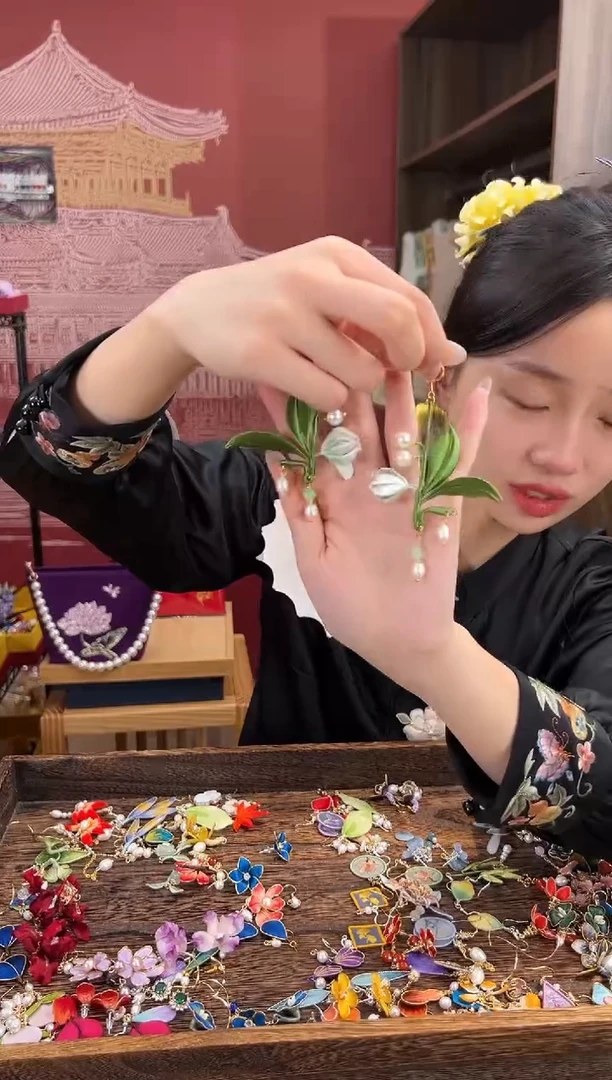 【闪购商品】刺绣 苏绣世家非遗手工（耳环）