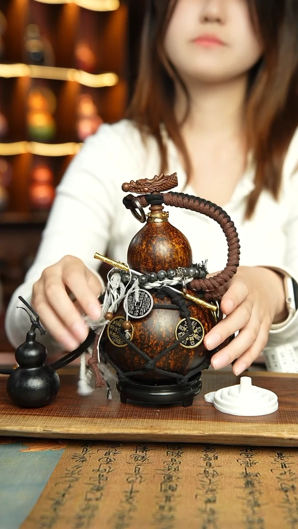 211号精品大漆酒葫芦防腐防渗装水茶酒