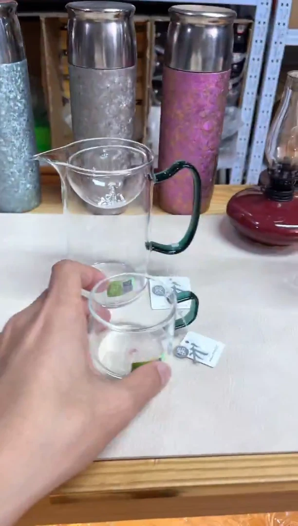 沁润墨绿色+清禾杯墨绿色一只