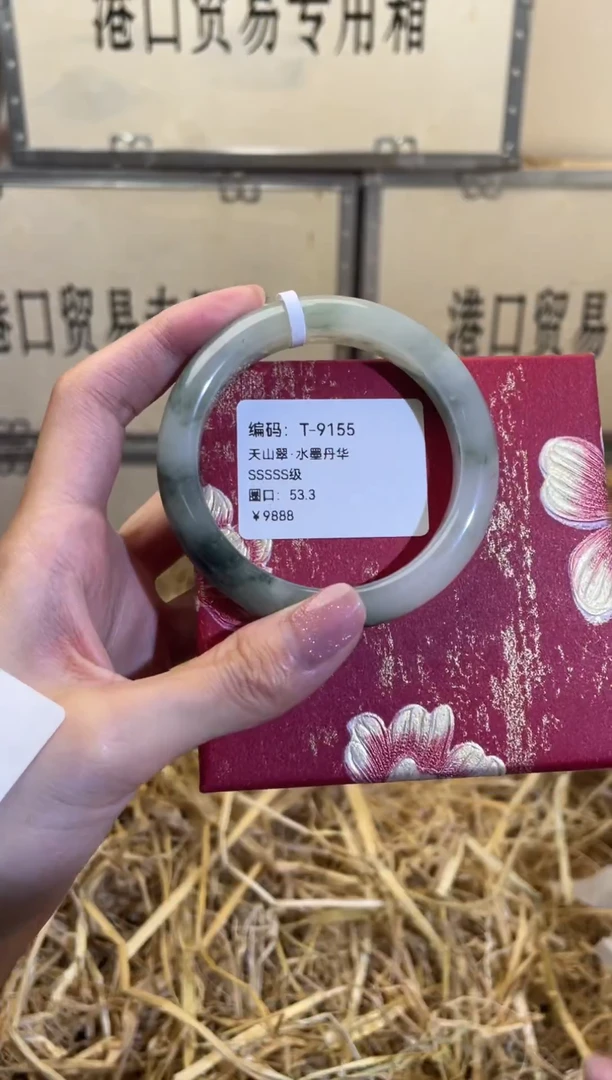 未镶嵌手镯石英质玉T9155