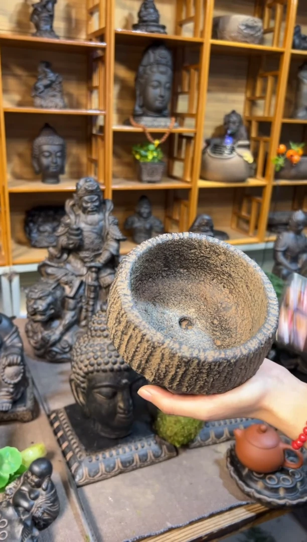 陶土【火山泥】小石钵