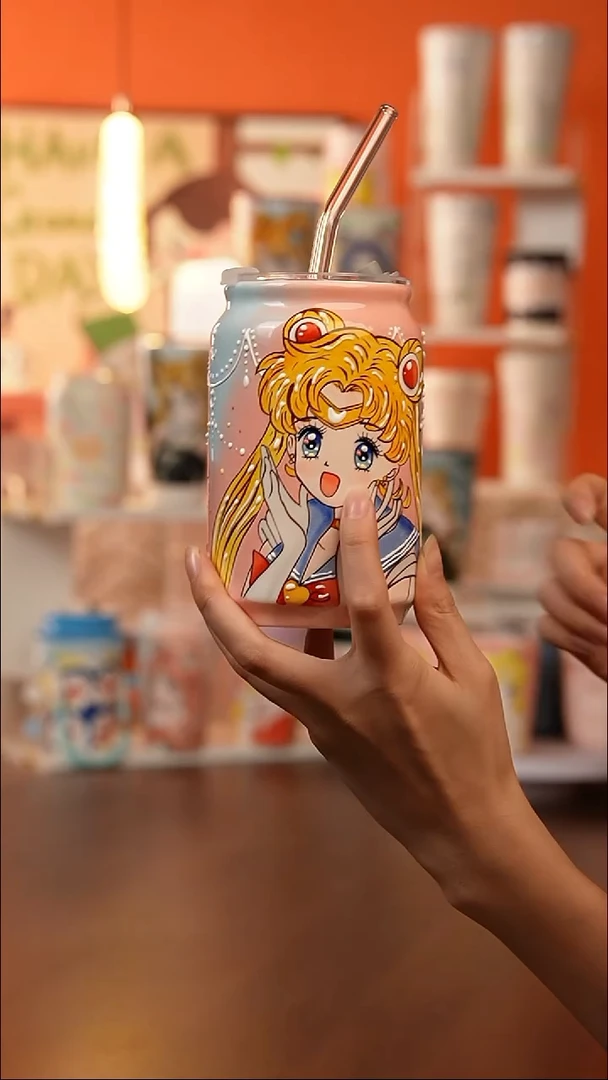 景德镇手工手绘万花文创陶瓷杯