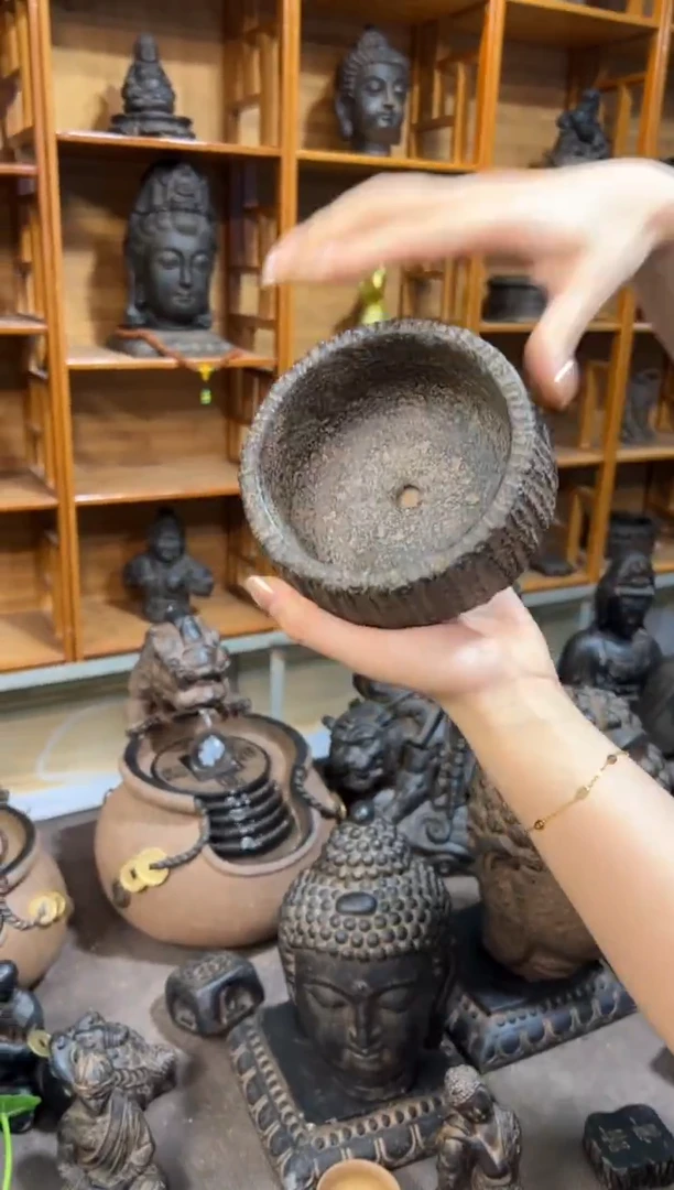 陶土【火山泥】小石钵